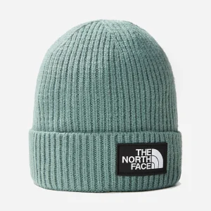 THE NORTH FACE - LOGO BOX CUFF BEANIE - Dark Sage
