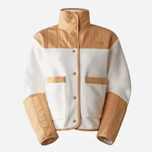 THE NORTH FACE WOMEN - CRAGMONT FLEECE JACKET - Gardenia White - Almond Butter