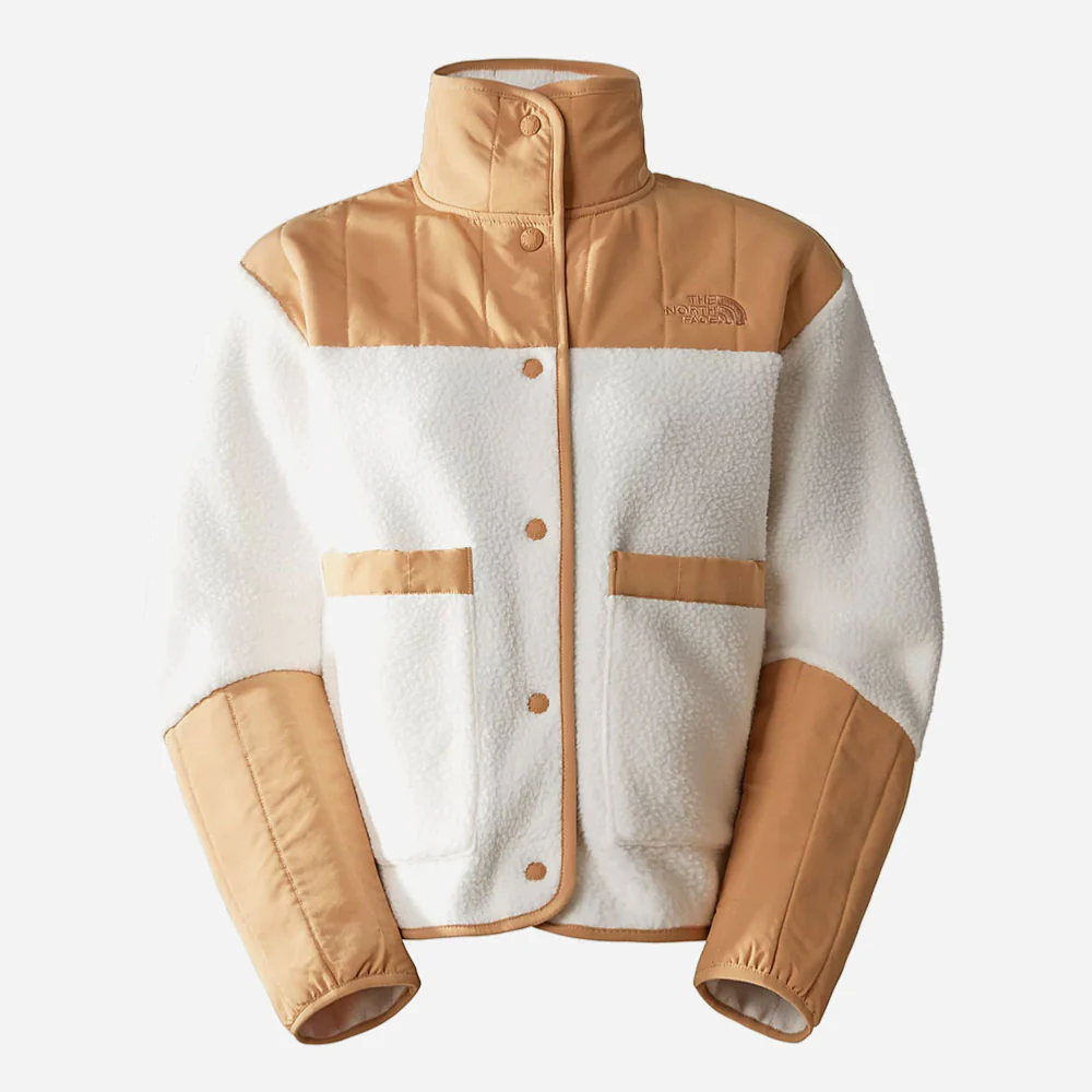 THE NORTH FACE WOMEN - CRAGMONT FLEECE JACKET - Gardenia White - Almond Butter