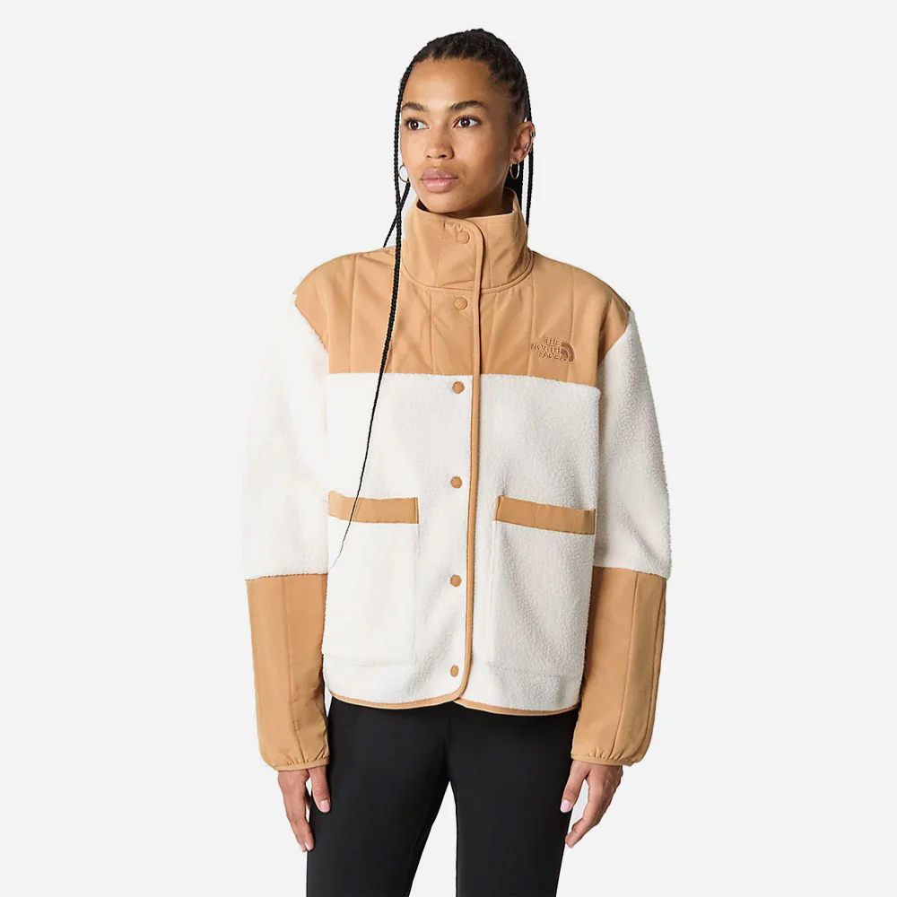 THE NORTH FACE WOMEN - CRAGMONT FLEECE JACKET - Gardenia White - Almond Butter – Image 3