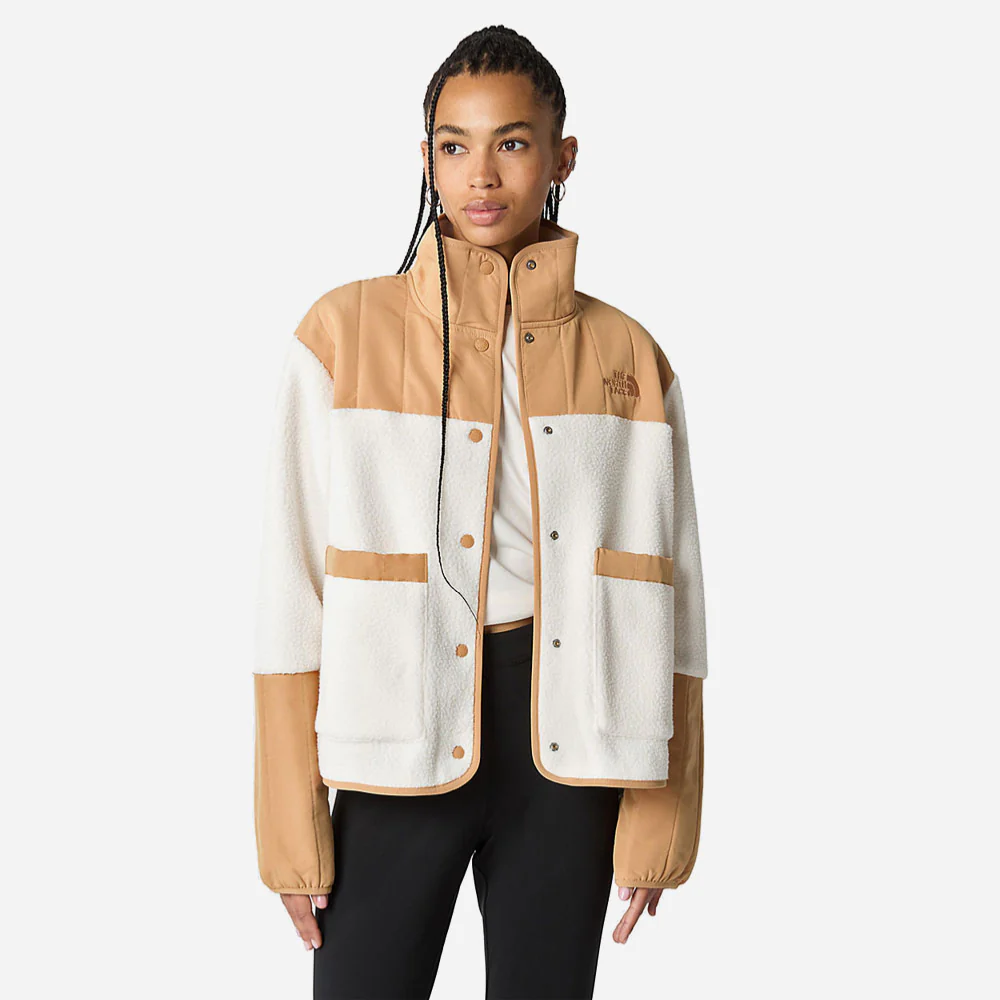 THE NORTH FACE WOMEN - CRAGMONT FLEECE JACKET - Gardenia White - Almond Butter – Image 7