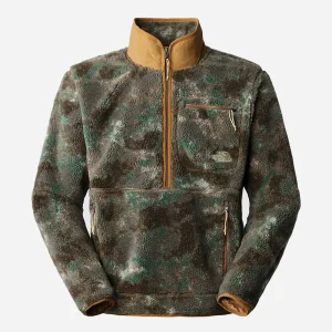THE NORTH FACE - EXTREME PILE PULLOVER - Military Olive Stippled Camo Print