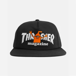 Thrasher x Toy Machine - Cap Sect - Black