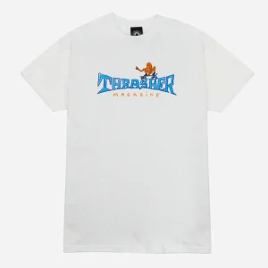 THRASHER x GONZ - THUMBS UP TEE - White