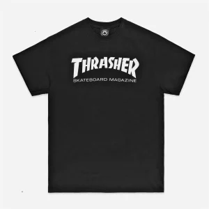 THRASHER - SKATE MAG TEE - Black