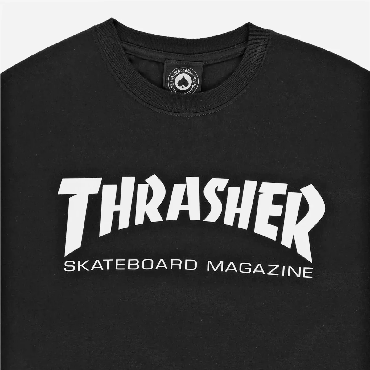THRASHER - SKATE MAG TEE - Black – Image 3