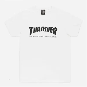 THRASHER - SKATE MAG TEE - White
