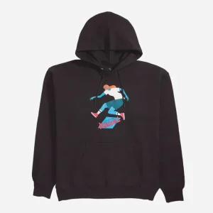 THRASHER x PARRA - TRE HOODY - Black
