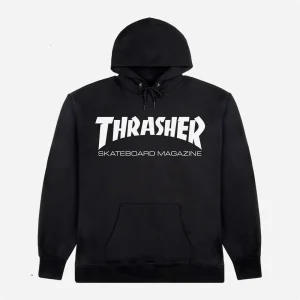 THRASHER - SKATE MAG HOODY - Black