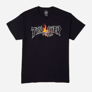 THRASHER - COP CAR TEE - Black