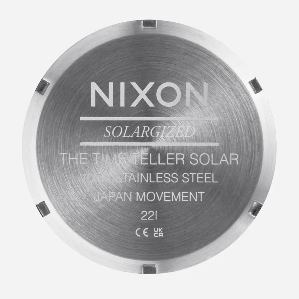 Nixon - Time Teller Solar - Silver/Jade Sunray – Image 5