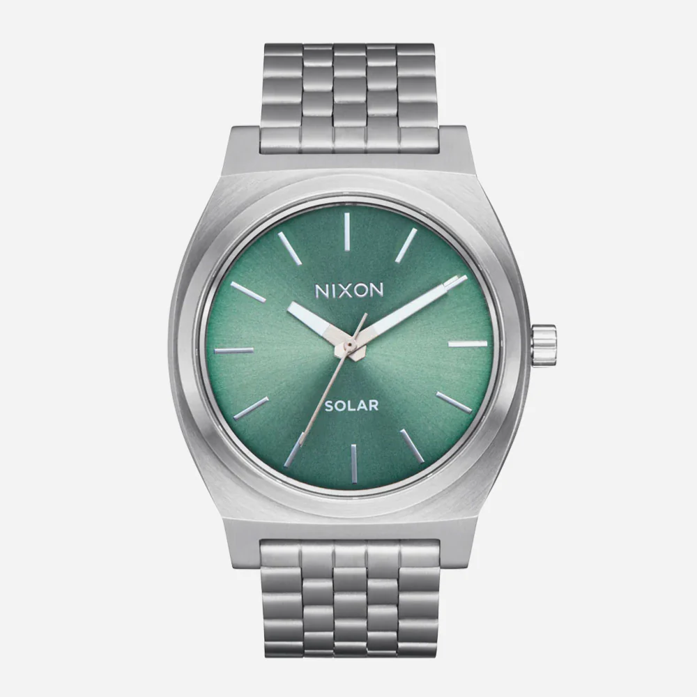 Nixon - Time Teller Solar - Silver/Jade Sunray – Image 2