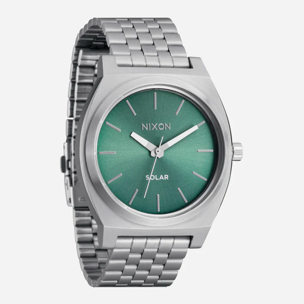 Nixon - Time Teller Solar - Silver/Jade Sunray – Image 6