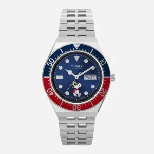TIMEX  X PEANUTS - M79 AUTOMATIC 40MM STAINLESS STEEL BRACELET WATCH - Stainless Steel Stainless Steel