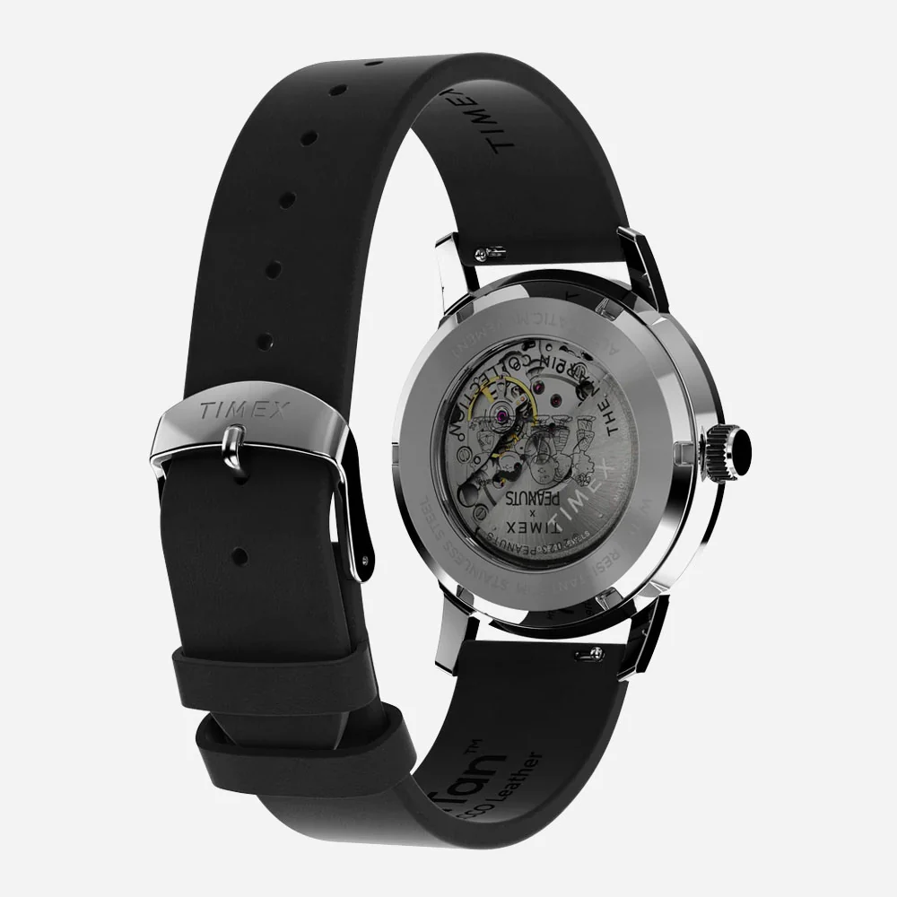 Timex - Marlin Automatic X Peanuts Snoopy Flying Ace Watch - Black / Stainless Steel – Image 5