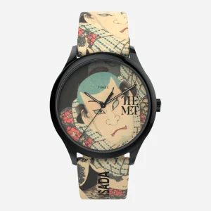 TIMEX x THE MET - NISADA 40mm LEATHER STRAP WATCH