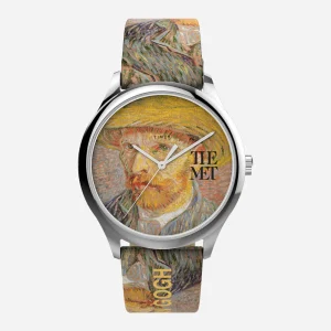 TIMEX x THE MET - VAN GOGH 40mm LEATHER STRAP WATCH