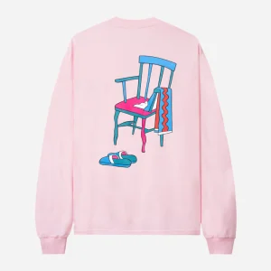 TIRED JOLT L-S TEE - PINK