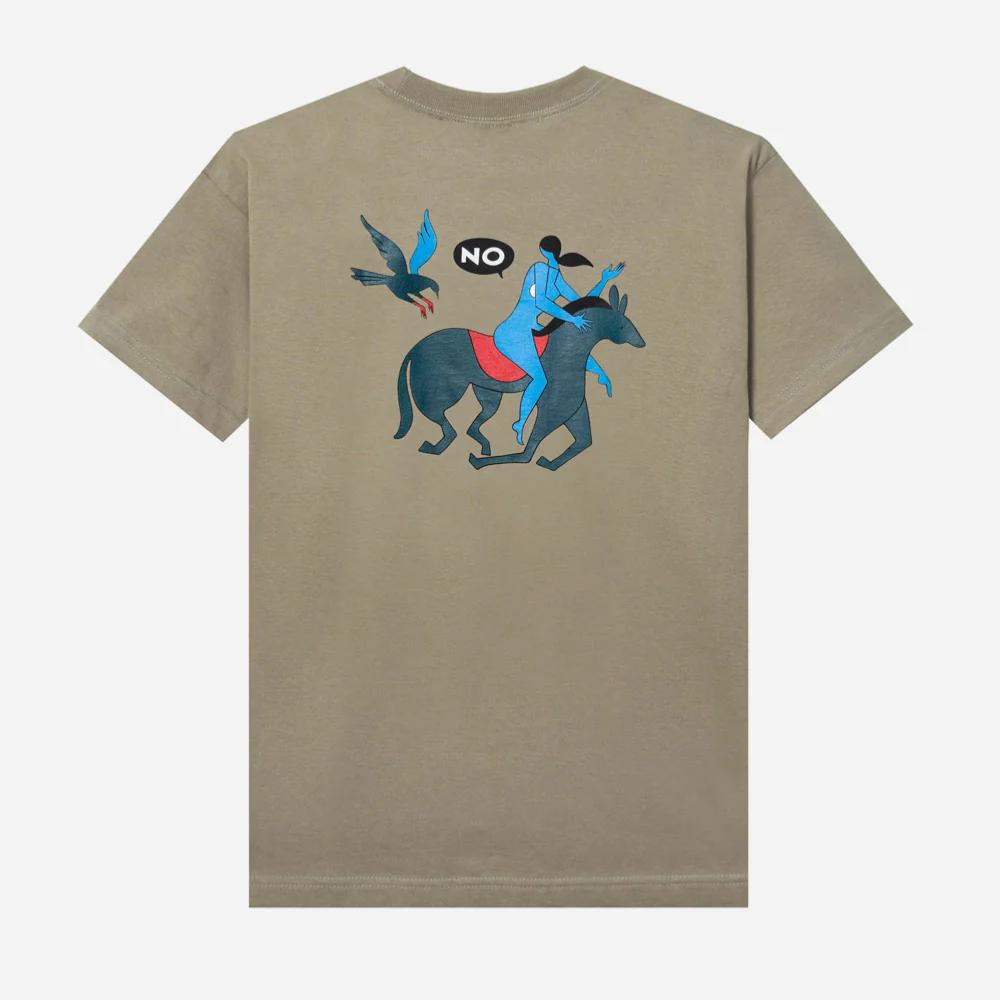 TIRED - OH HELL NO SS TEE - Sage – Image 3