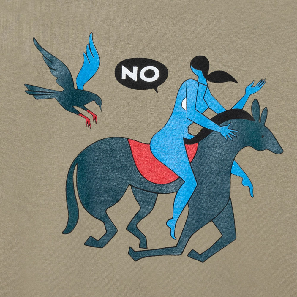 TIRED - OH HELL NO SS TEE - Sage – Image 5