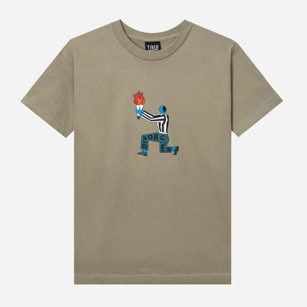 TIRED - OH HELL NO SS TEE - Sage