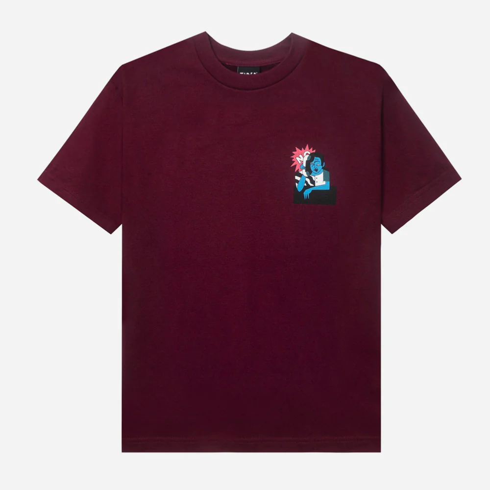 TIRED - SAD REFEREES SS TEE - MAROON – Image 3