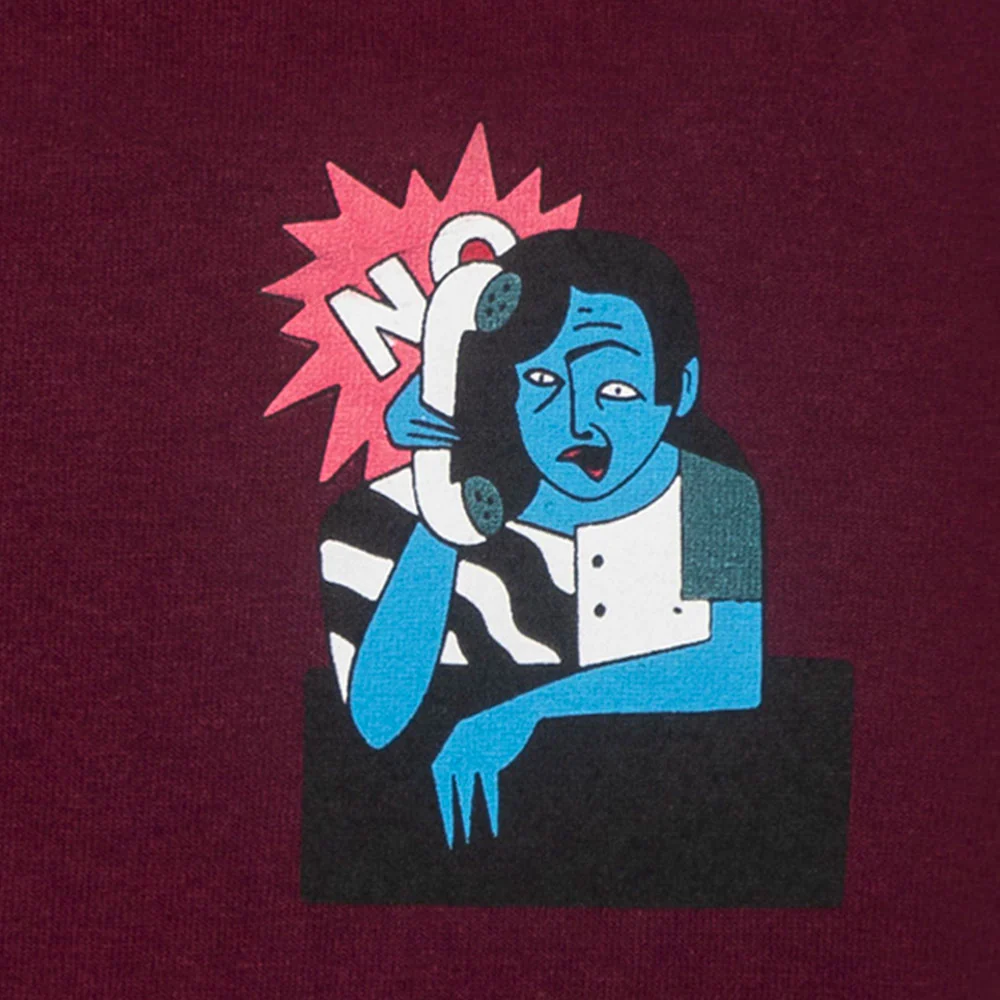 TIRED - SAD REFEREES SS TEE - MAROON – Image 4