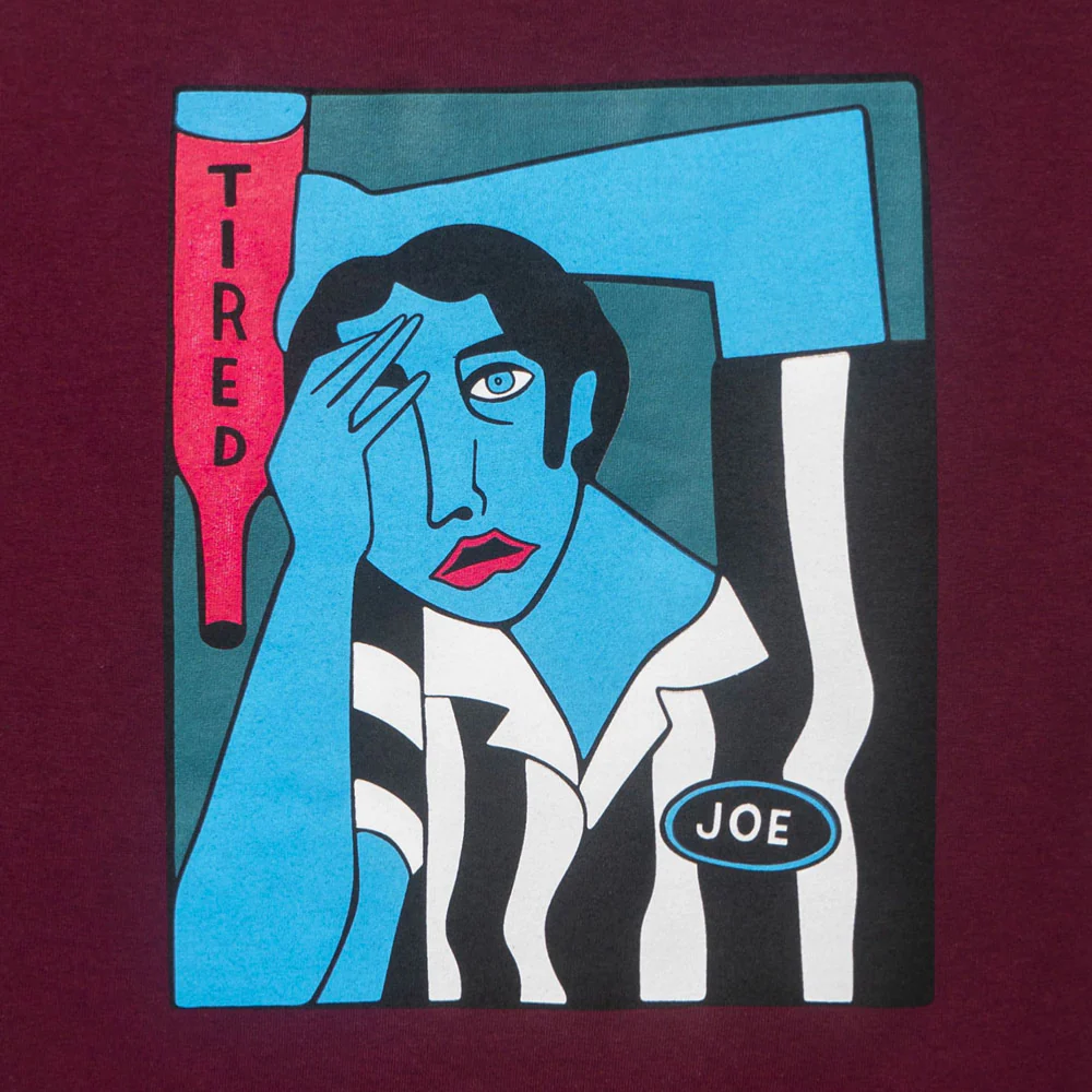 TIRED - SAD REFEREES SS TEE - MAROON – Image 5