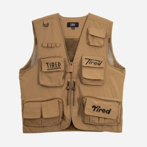 TIRED - OG FISHING VEST - Khaki