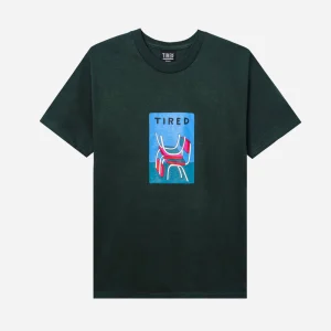 TIRED -  SEATS SS TEE - FOREST