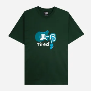 TIRED - SPINAL TAP S-S ORGANIC TEE - Forest Green