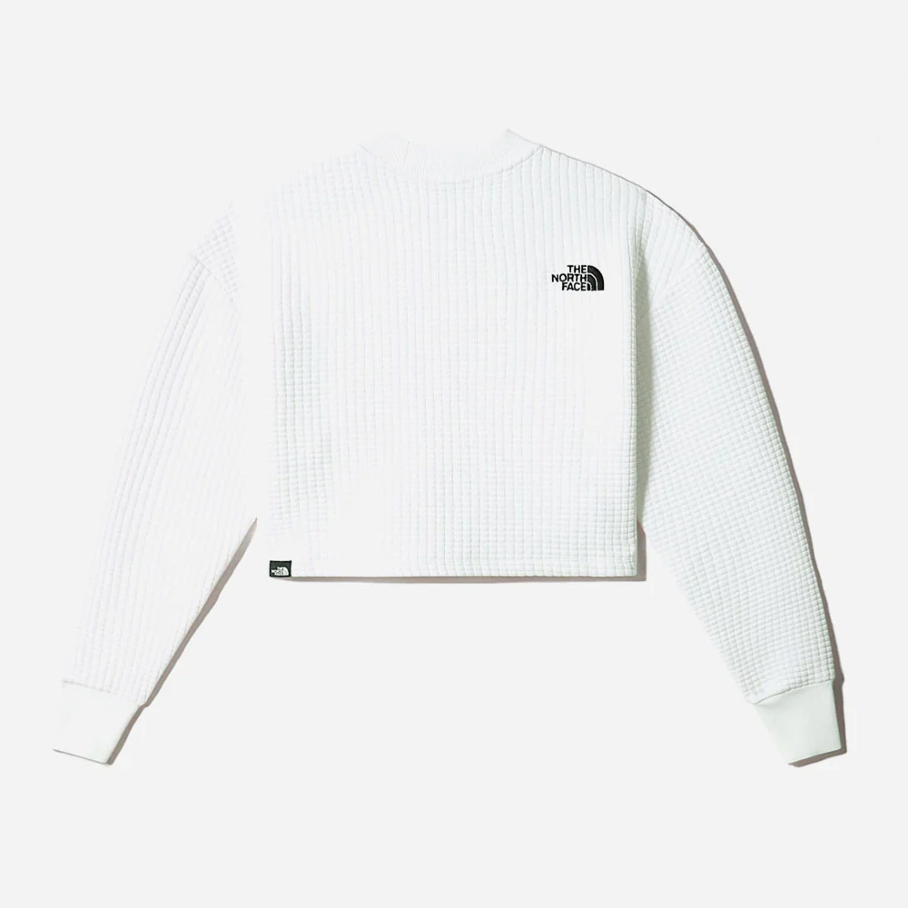 THE NORTH FACE - W MHYSA QUILTED L-S TOP - WHITE – Image 3