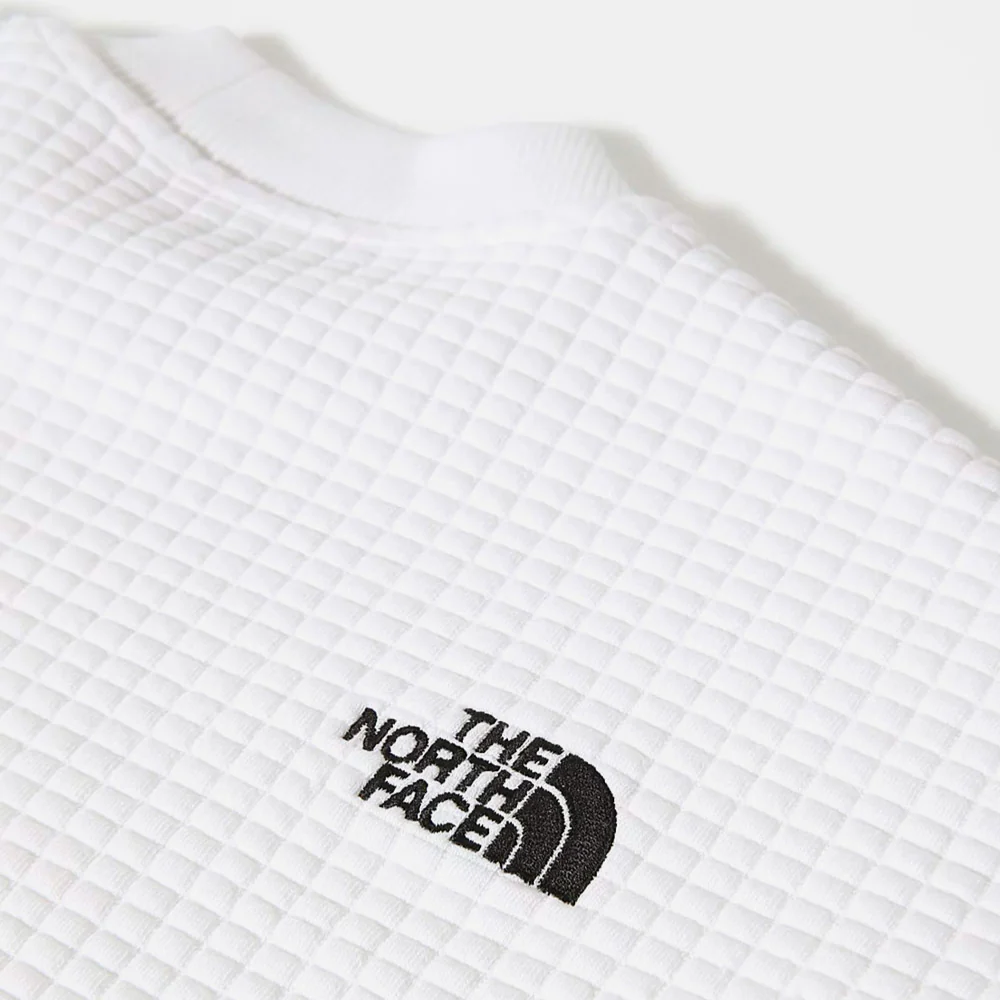 THE NORTH FACE - W MHYSA QUILTED L-S TOP - WHITE – Image 4
