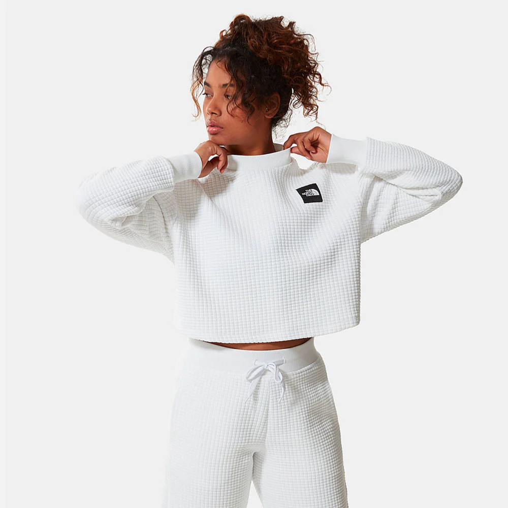 THE NORTH FACE - W MHYSA QUILTED L-S TOP - WHITE – Image 7