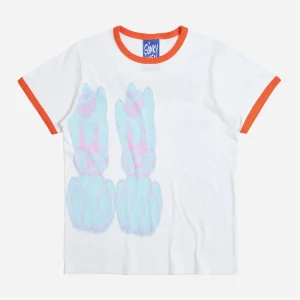 Token x Slinky - Cutie Ringer Unisex Tee - White