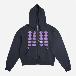 Token x Slinky - How I feel Zip Hood - Graphite