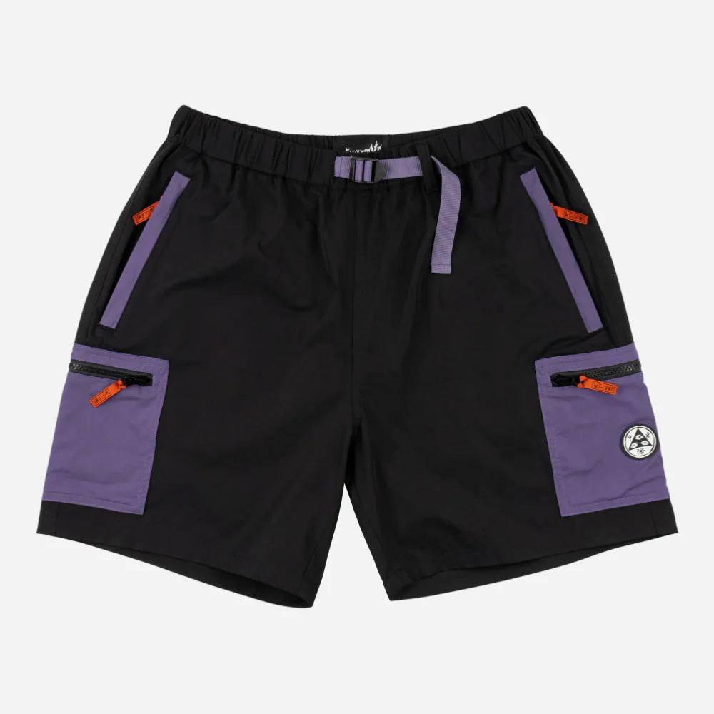 WELCOME SKATEBOARDS - APEX WOVEN NYLON CLIMBER SHORT - Black