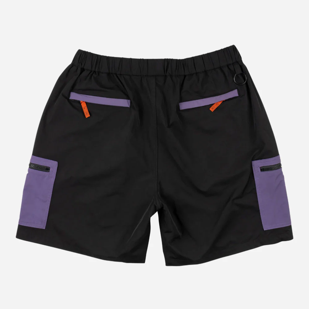 WELCOME SKATEBOARDS - APEX WOVEN NYLON CLIMBER SHORT - Black – Image 3