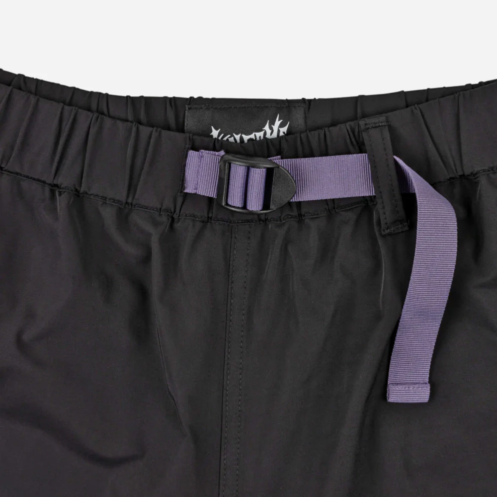 WELCOME SKATEBOARDS - APEX WOVEN NYLON CLIMBER SHORT - Black – Image 4
