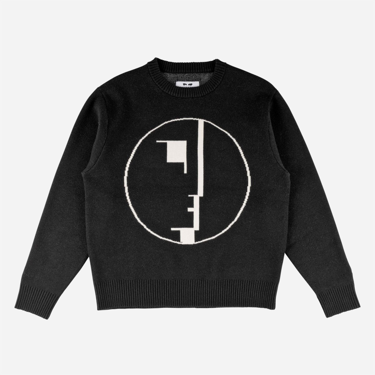 Welcome x Bauhaus - Emblem Knit Sweater - Black