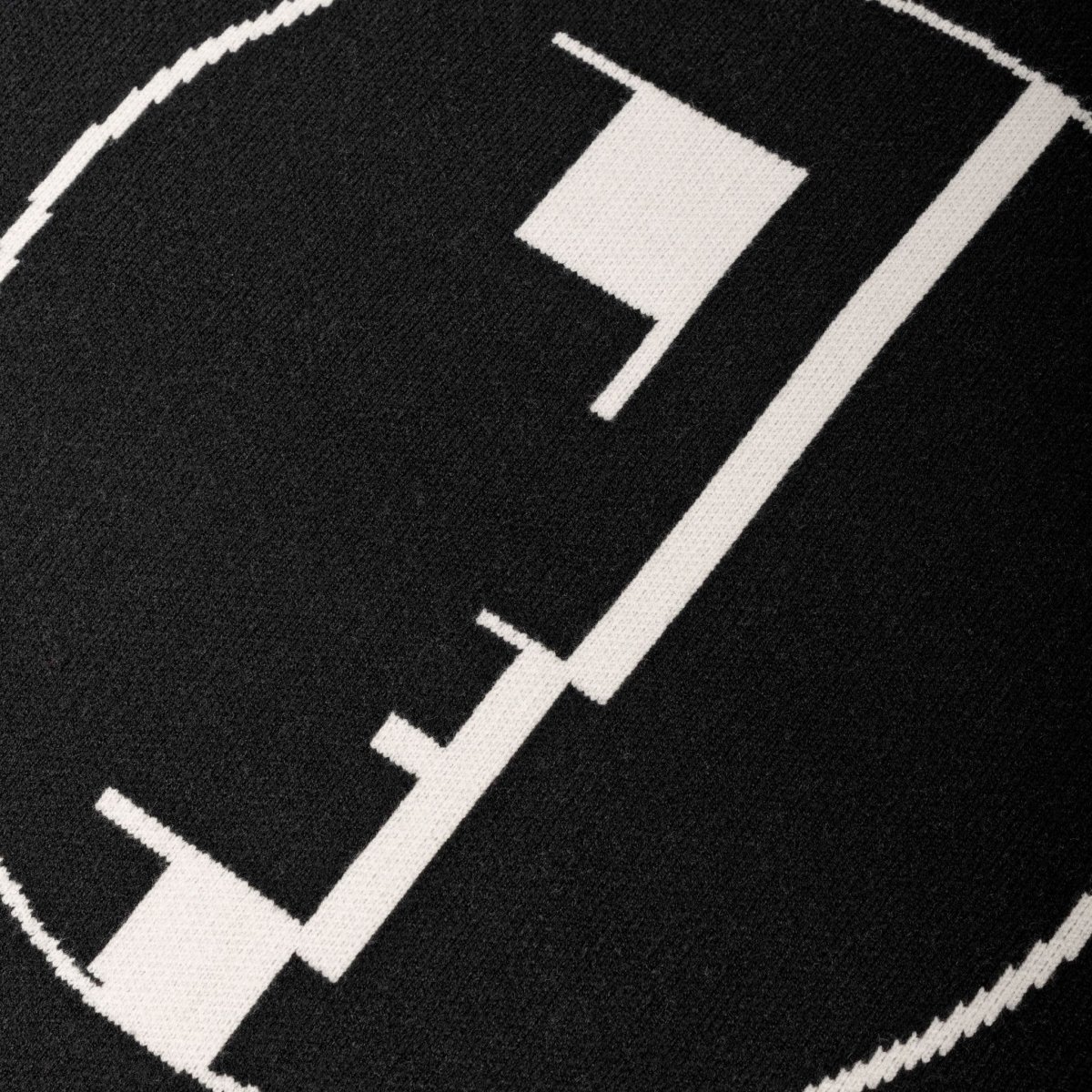 Welcome x Bauhaus - Emblem Knit Sweater - Black – Image 3