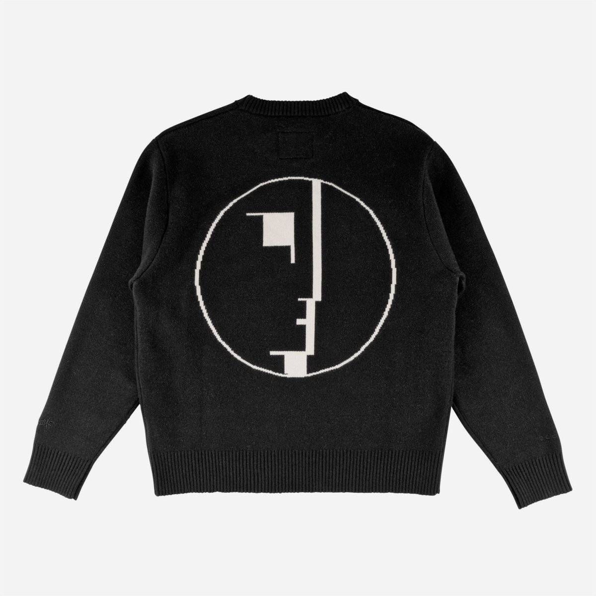 Welcome x Bauhaus - Emblem Knit Sweater - Black – Image 4