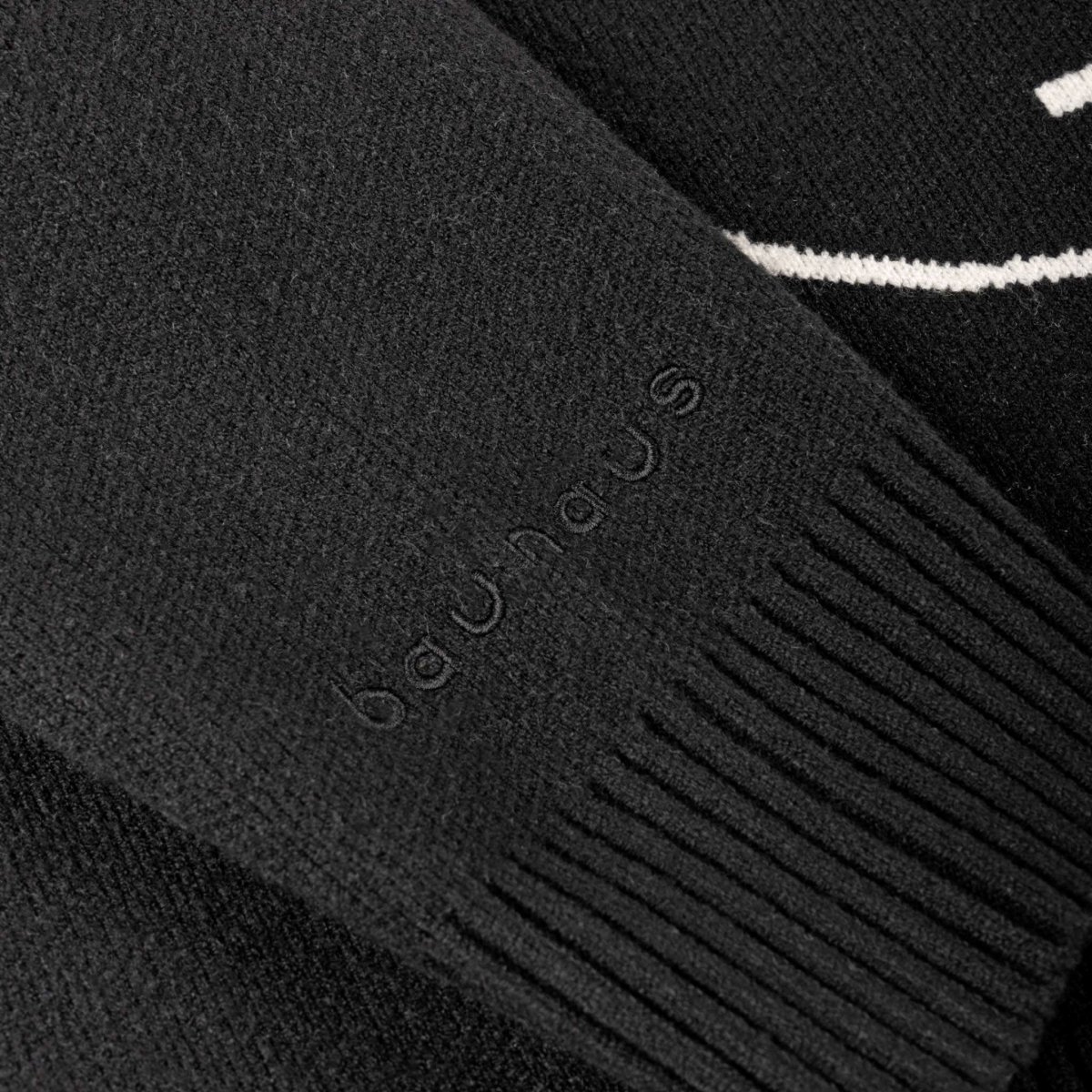 Welcome x Bauhaus - Emblem Knit Sweater - Black – Image 5