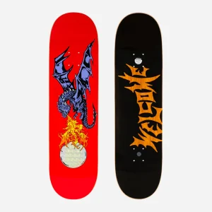 WELCOME SKATEBOARDS - FIREBREATHER ON POPSICLE - Red Prism Foil