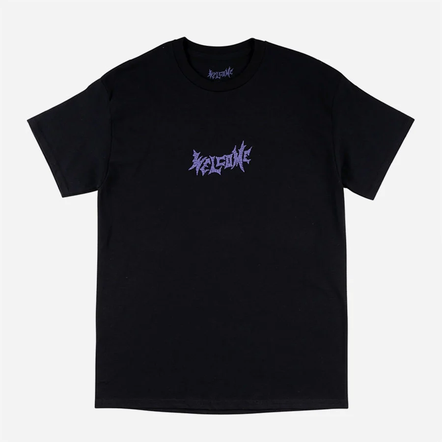 Welcome - Tali Croc Tee - Black – Image 3