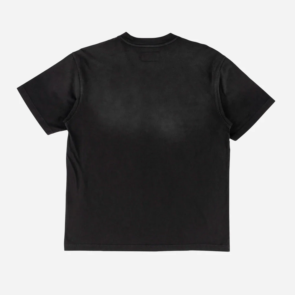 WELCOME SKATEBOARDS - VAMP SS GARMENT DYED ENZYME WASHED KNIT- Black – Image 3
