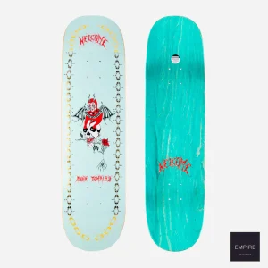 WELCOME SKATEBOARDS ''ANGEL" RYAN TOWNLEY PRO ON ENENRA - LIGHT TEAL GOLD FOIL
