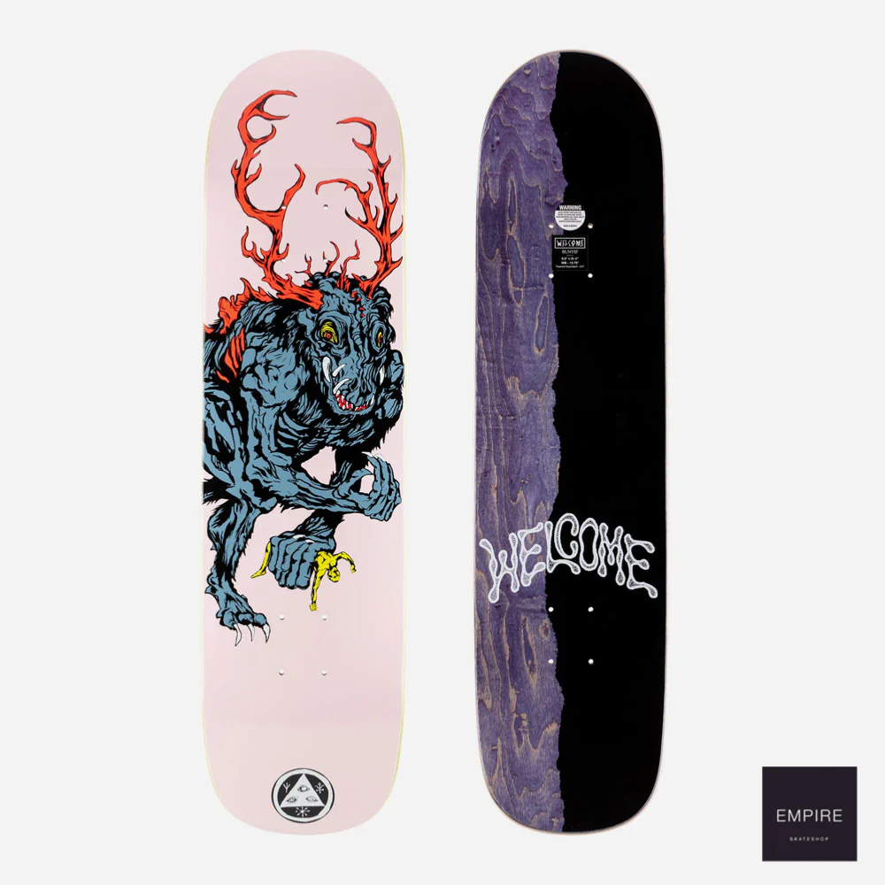 WELCOME SKATEBOARDS ''WENDIGO" ON BUNYIP - ROSE