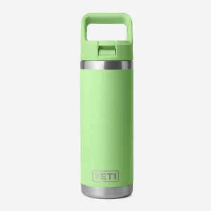 YETI - BOUTEILLE RAMBLER 18 oz (532 ml) AVEC COUVERCLE A PAILLE - Key Lime