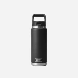 YETI - BOUTEILLE RAMBLER 26oz BOUCHON PAILLE - Black